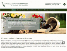 Tablet Screenshot of essexgardeningservices.co.uk